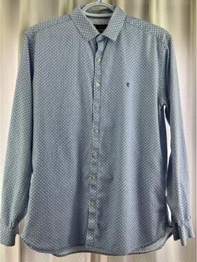 Van Heusen Men's Button Up Long Sleeve Dress Shirt Slim Fit Men's Medium